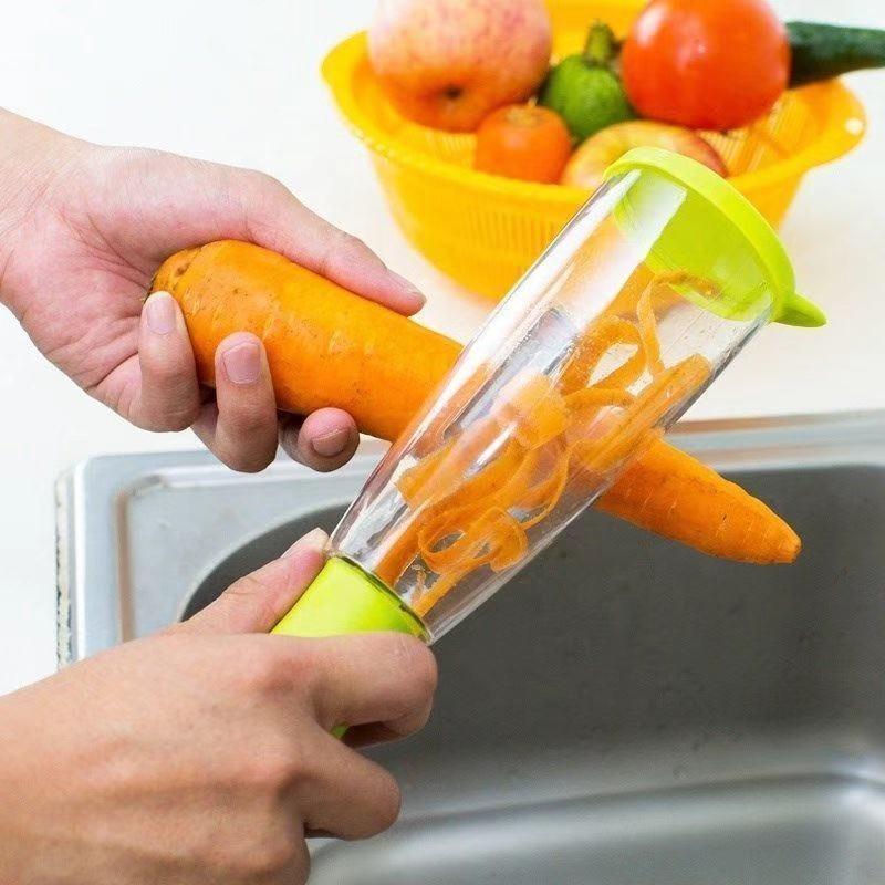 Vegetable & Fruit Easy Skin disposer with Storage lid