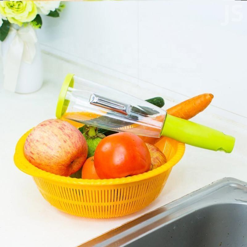 Vegetable & Fruit Easy Skin disposer with Storage lid