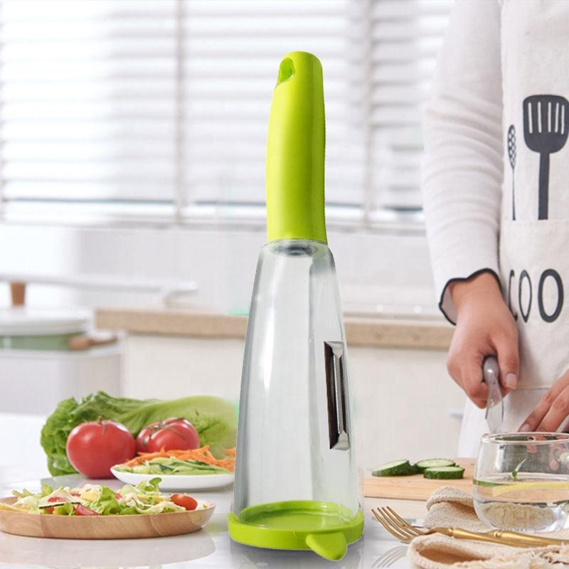 Vegetable & Fruit Easy Skin disposer with Storage lid